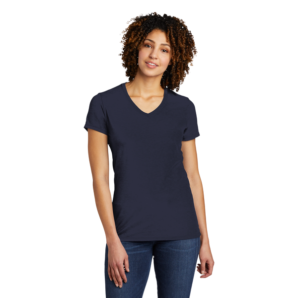 Allmade® Tri-Blend V-Neck Ladies' Tee