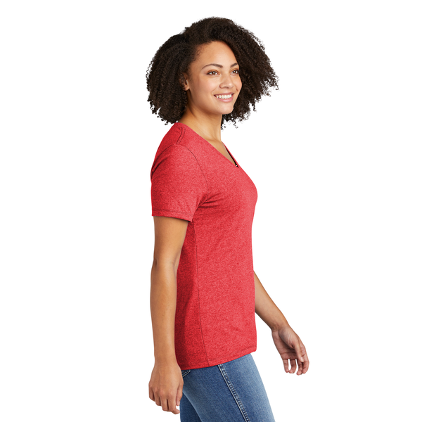Allmade® Recycled Blend Full Color V-Neck Ladies' Tee