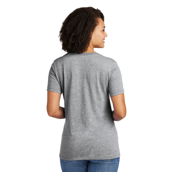Allmade® Recycled Blend Full Color V-Neck Ladies' Tee