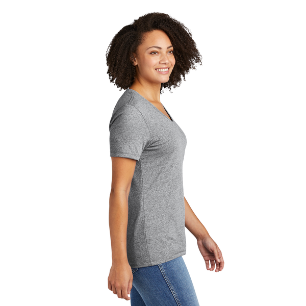Allmade® Recycled Blend Full Color V-Neck Ladies' Tee