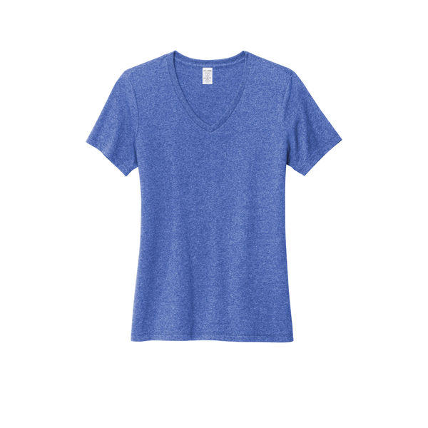 Allmade® Recycled Blend Full Color V-Neck Ladies' Tee