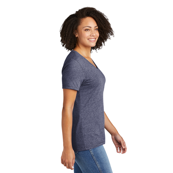 Allmade® Recycled Blend Full Color V-Neck Ladies' Tee