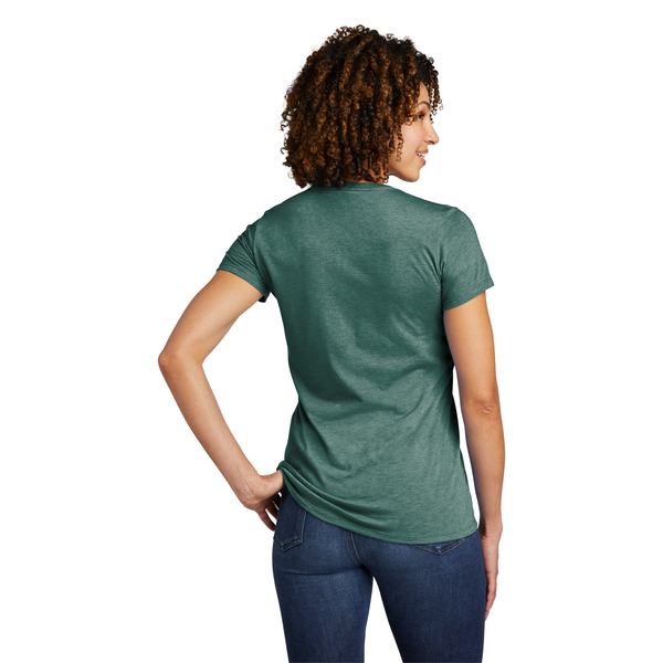 Allmade® Tri-Blend Full Color V-Neck Ladies' Tee