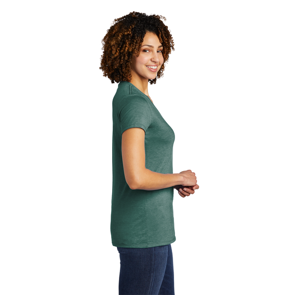 Allmade® Tri-Blend Full Color V-Neck Ladies' Tee