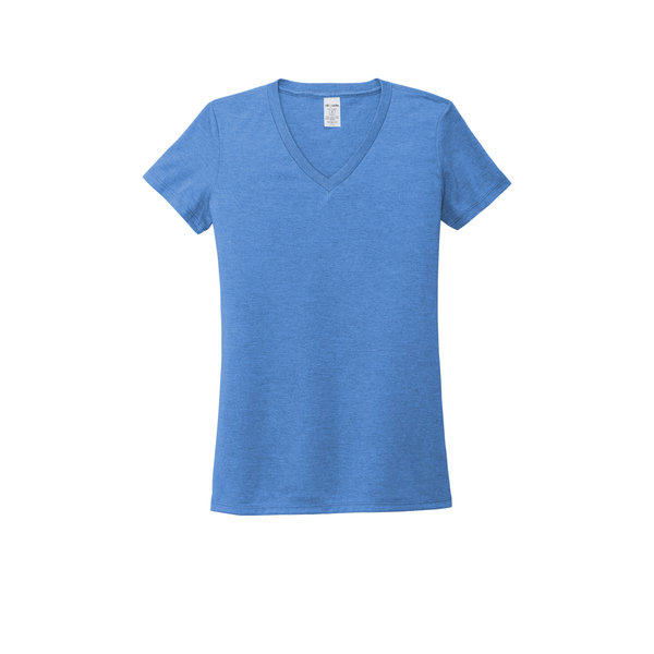 Allmade® Tri-Blend Full Color V-Neck Ladies' Tee