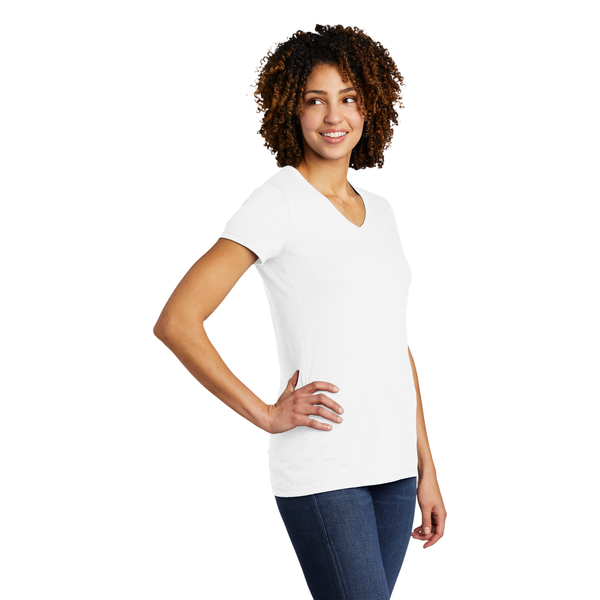 Allmade® Tri-Blend Full Color V-Neck Ladies' Tee
