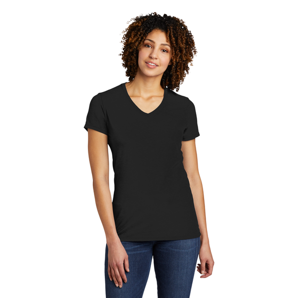 Allmade® Tri-Blend Full Color V-Neck Ladies' Tee