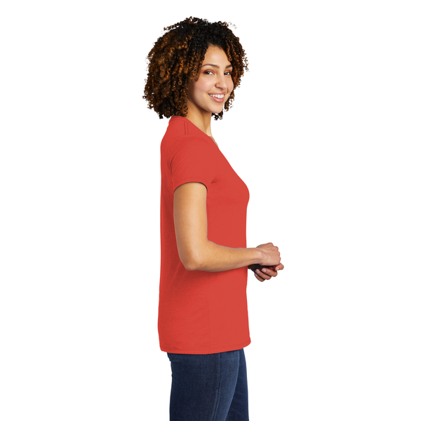Allmade® Tri-Blend Full Color V-Neck Ladies' Tee