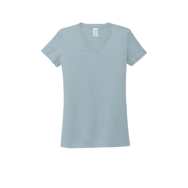 Allmade® Tri-Blend Full Color V-Neck Ladies' Tee