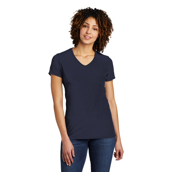 Allmade® Tri-Blend Full Color V-Neck Ladies' Tee