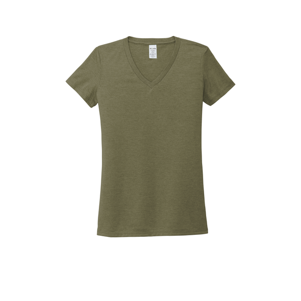 Allmade® Tri-Blend Full Color V-Neck Ladies' Tee