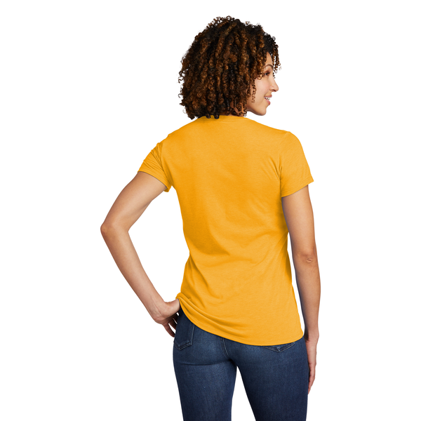 Allmade® Tri-Blend Full Color V-Neck Ladies' Tee