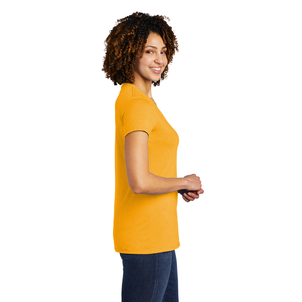 Allmade® Tri-Blend Full Color V-Neck Ladies' Tee