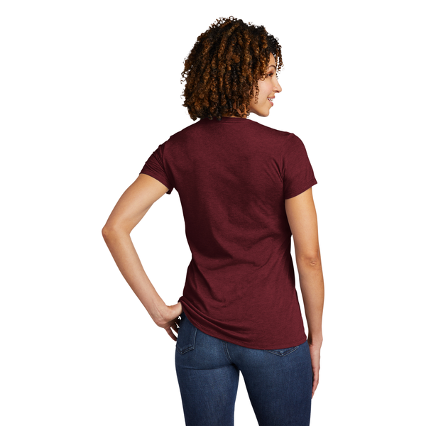 Allmade® Tri-Blend Full Color V-Neck Ladies' Tee