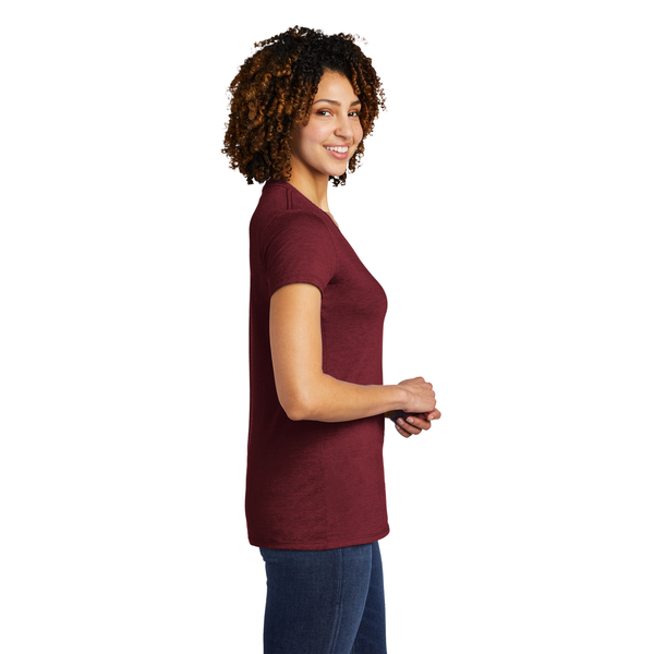 Allmade® Tri-Blend Full Color V-Neck Ladies' Tee