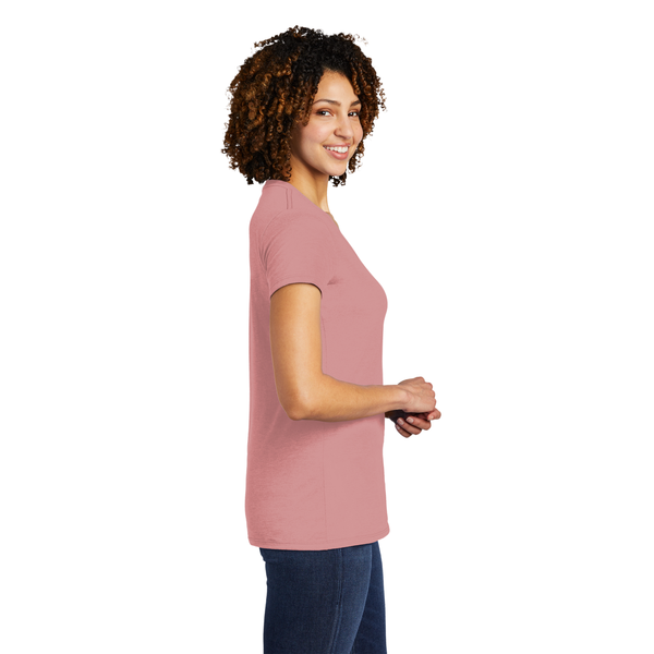 Allmade® Tri-Blend Full Color V-Neck Ladies' Tee