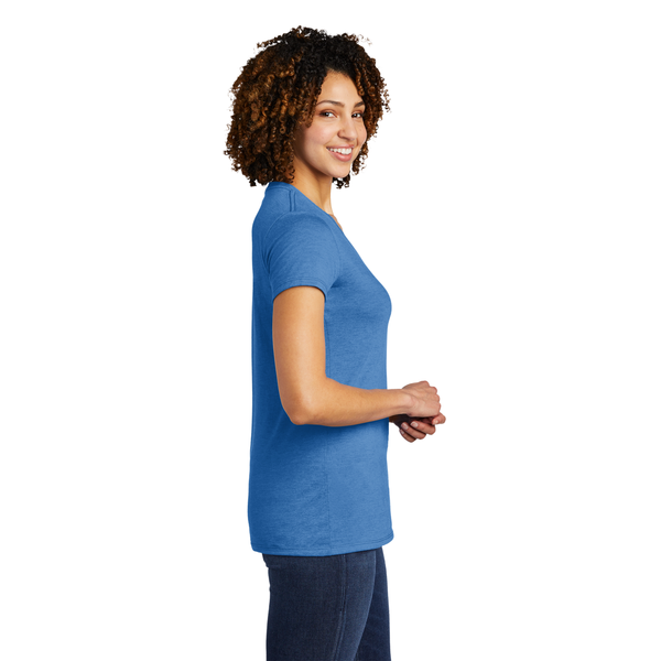 Allmade® Tri-Blend Full Color V-Neck Ladies' Tee