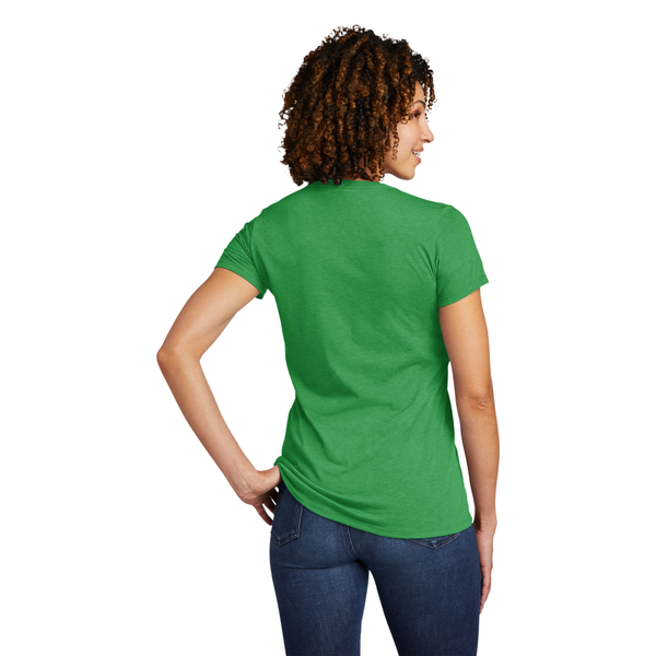 Allmade® Tri-Blend Full Color V-Neck Ladies' Tee
