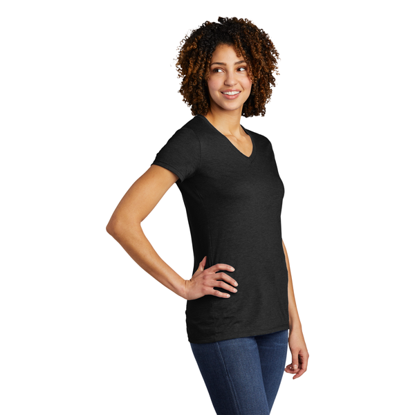 Allmade® Tri-Blend Full Color V-Neck Ladies' Tee