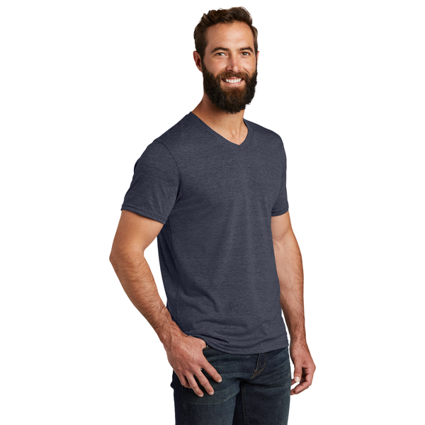 Allmade® Tri-Blend Full Color V-Neck Unisex Tee