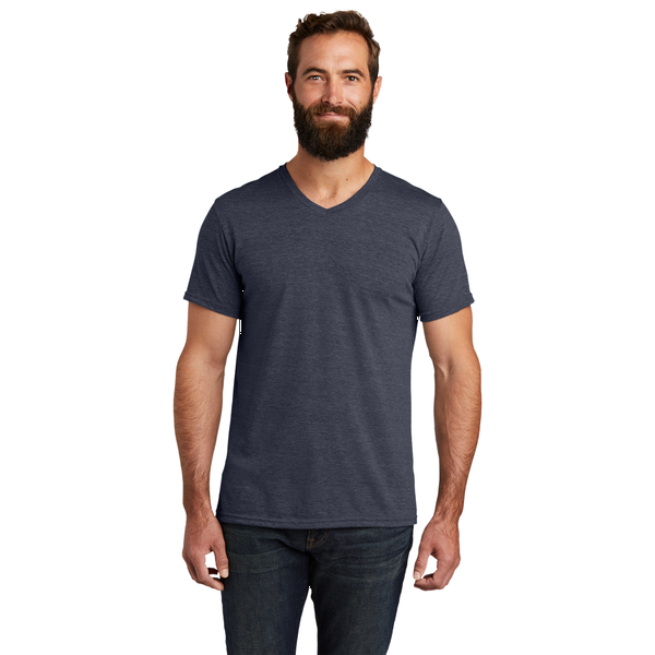 Allmade® Tri-Blend Full Color V-Neck Unisex Tee