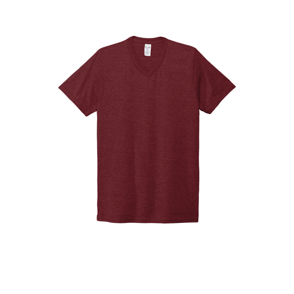 Allmade® Tri-Blend Full Color V-Neck Unisex Tee