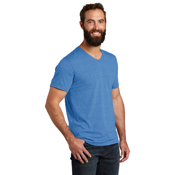 Allmade® Tri-Blend Full Color V-Neck Unisex Tee