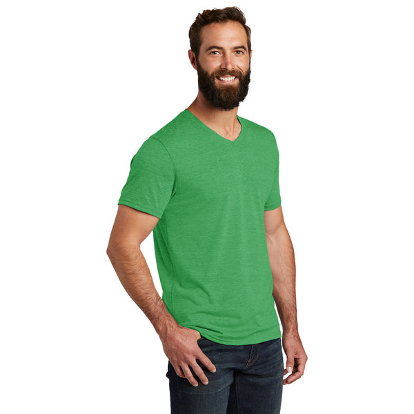 Allmade® Tri-Blend Full Color V-Neck Unisex Tee