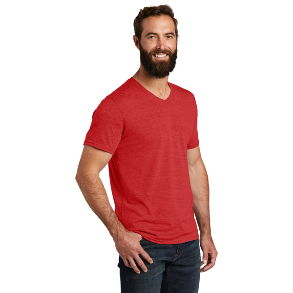 Allmade® Tri-Blend Full Color V-Neck Unisex Tee