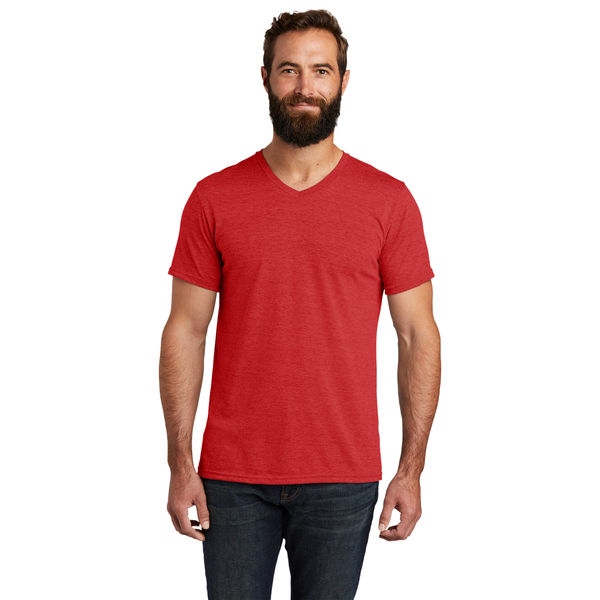 Allmade® Tri-Blend Full Color V-Neck Unisex Tee