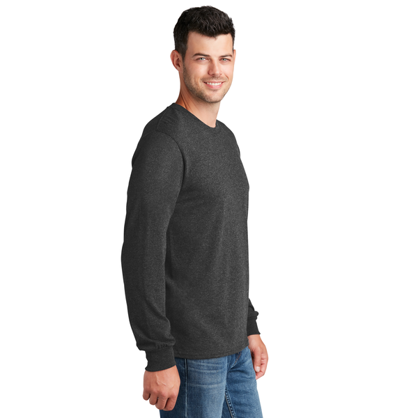 Port & Company® 100% Cotton Long Sleeve Men's Tee