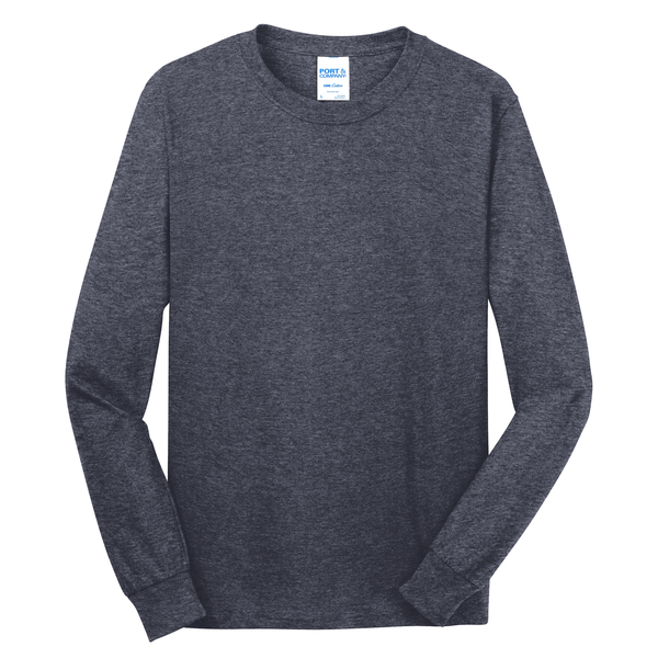 Port & Company® 100% Cotton Long Sleeve Men's Tee