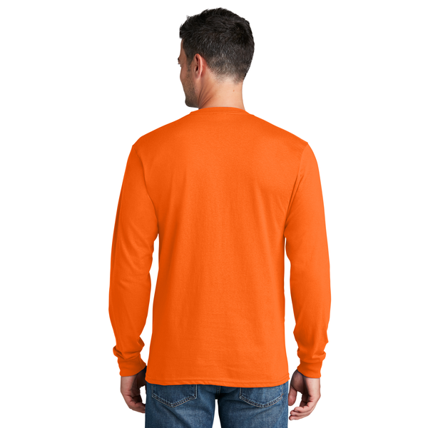 Port & Company® 100% Cotton Long Sleeve Men's Tee