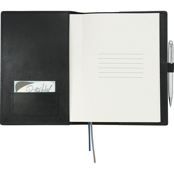 Uptown Refillable Leather JournalBook, 7" x 9-3/4"