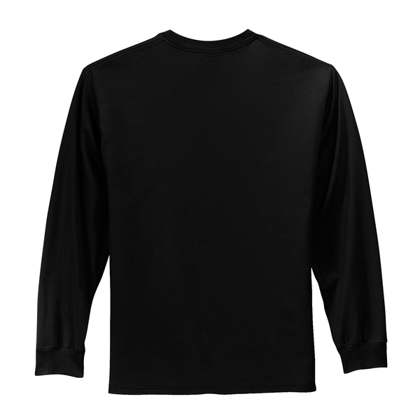 Port & Company® 100% Cotton Full Color Long Sleeve Men's Tee
