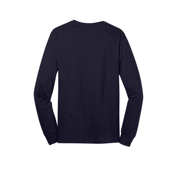 Port & Company® 100% Cotton Full Color Long Sleeve Men's Tee