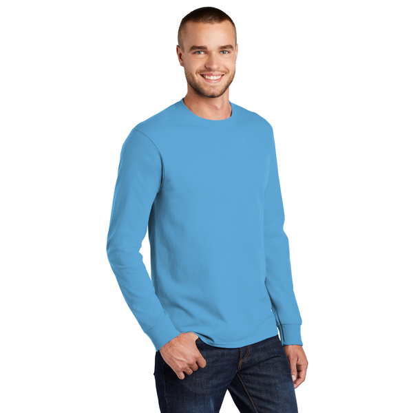 Port & Company® Essential Heavyweight 100% Cotton Full Color Unisex Long Sleeve Tee
