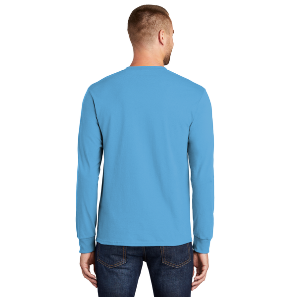 Port & Company® Essential Heavyweight 100% Cotton Full Color Unisex Long Sleeve Tee