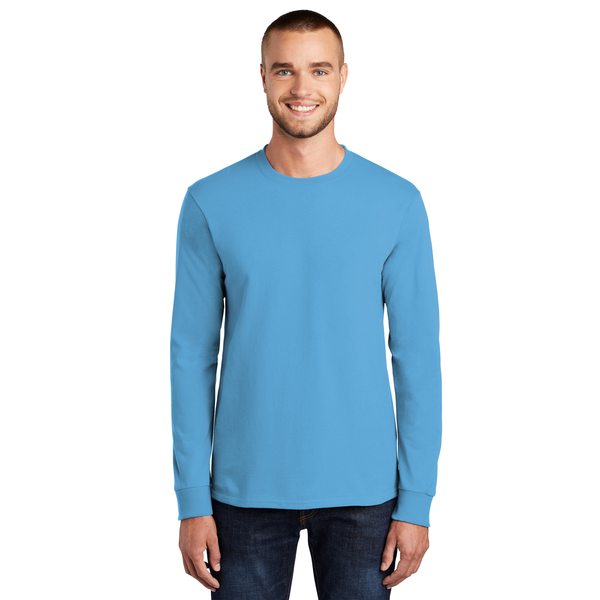 Port & Company® Essential Heavyweight 100% Cotton Full Color Unisex Long Sleeve Tee