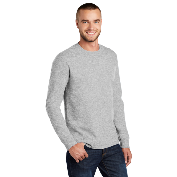 Port & Company® Essential Heavyweight 100% Cotton Full Color Unisex Long Sleeve Tee