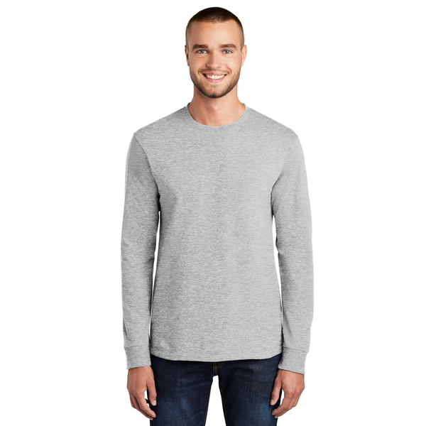 Port & Company® Essential Heavyweight 100% Cotton Full Color Unisex Long Sleeve Tee