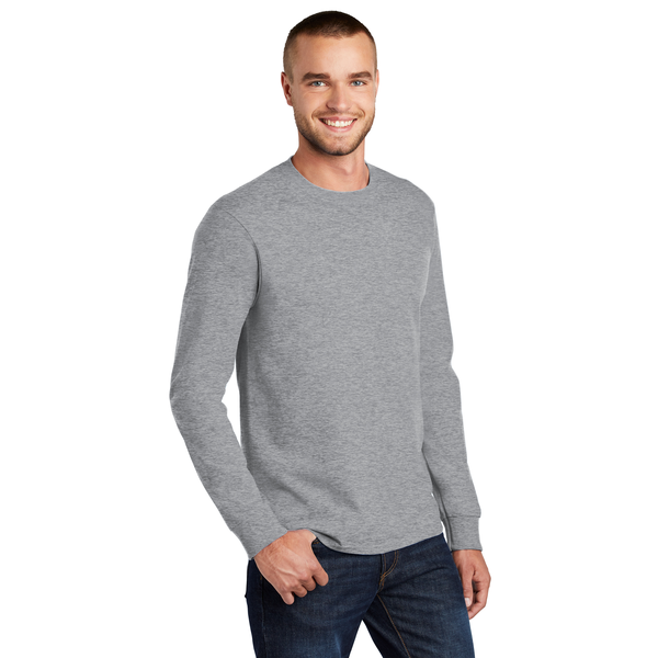 Port & Company® Essential Heavyweight 100% Cotton Full Color Unisex Long Sleeve Tee