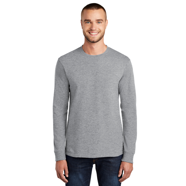 Port & Company® Essential Heavyweight 100% Cotton Full Color Unisex Long Sleeve Tee