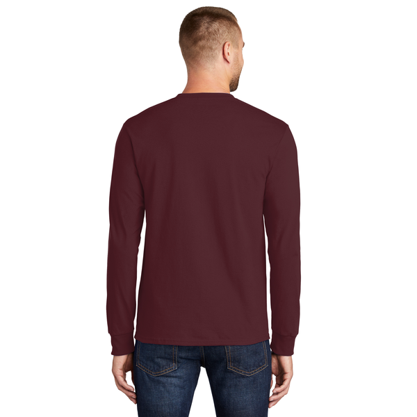 Port & Company® Essential Heavyweight 100% Cotton Full Color Unisex Long Sleeve Tee