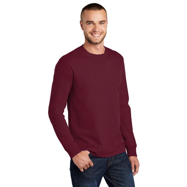 Port & Company® Essential Heavyweight 100% Cotton Full Color Unisex Long Sleeve Tee