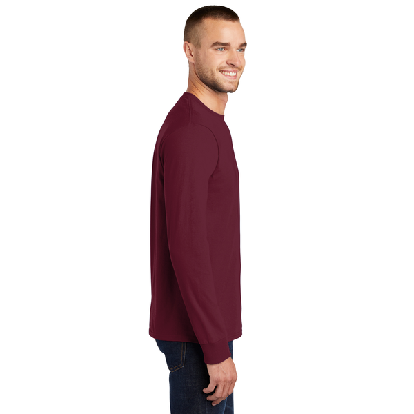 Port & Company® Essential Heavyweight 100% Cotton Full Color Unisex Long Sleeve Tee