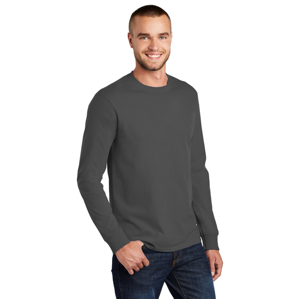 Port & Company® Essential Heavyweight 100% Cotton Full Color Unisex Long Sleeve Tee
