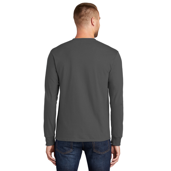 Port & Company® Essential Heavyweight 100% Cotton Full Color Unisex Long Sleeve Tee