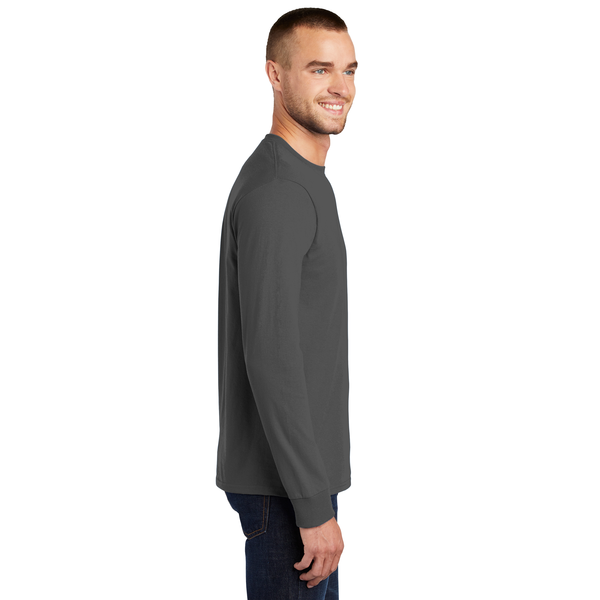 Port & Company® Essential Heavyweight 100% Cotton Full Color Unisex Long Sleeve Tee