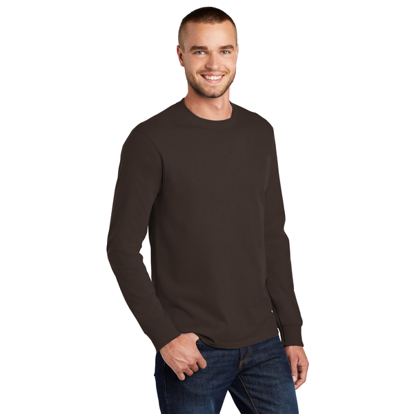 Port & Company® Essential Heavyweight 100% Cotton Full Color Unisex Long Sleeve Tee